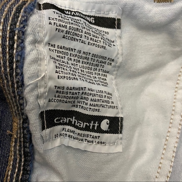 Carhartt Flame Resistant Denim Jeans HRC2 40X30 - Picture 6 of 8